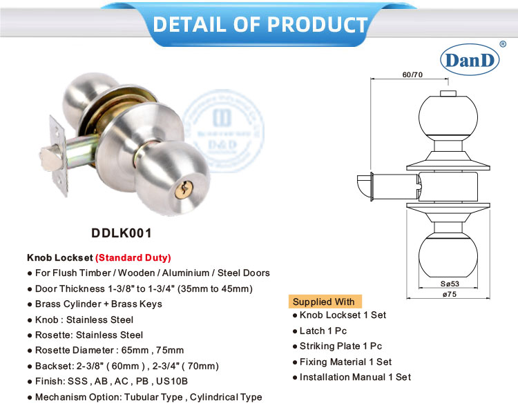 Commercial Door Lockset Types
