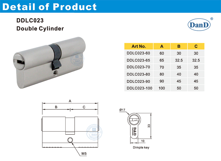High Security Lock Cylinder