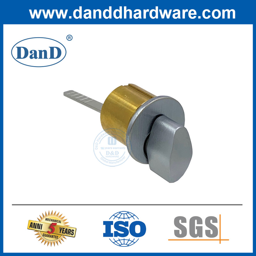 Easy Thumb Turn Rim Cylinder with Thumbturn for Panic Devices-DDLC020