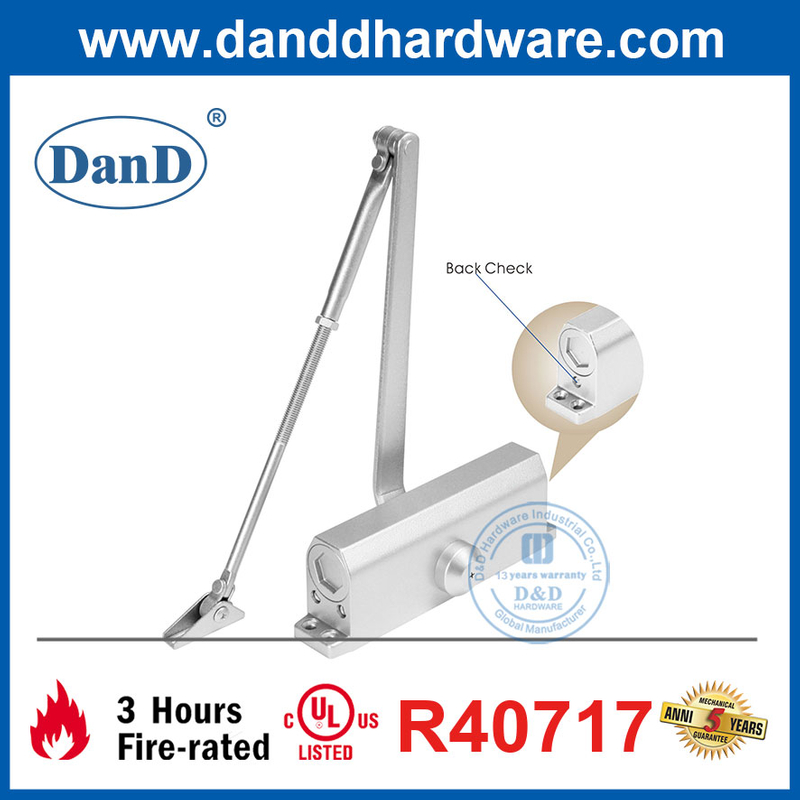 UL Fireproof Commercial Door Closer Backcheck for Interior Door-DDDC017BC