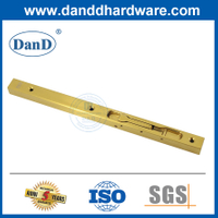Stainless Steel Satin Brass Front Door Security Flush Bolts for Aluminium Doors-DDDB008