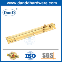 Brass Square Lockable Flat Tower Bolt 6 Inch Gold Lock Manufacturer-DDDB016