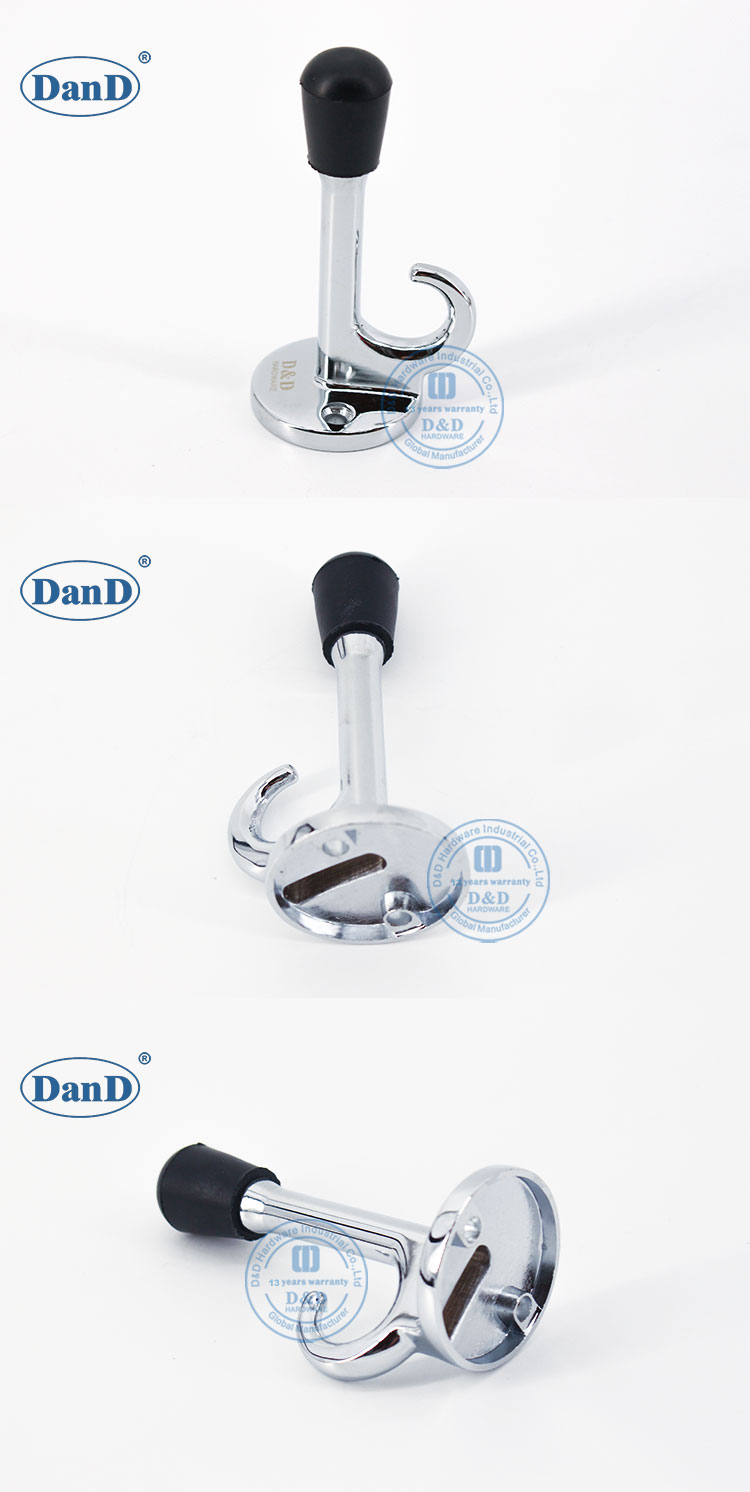 Door Wall Stop with Hook