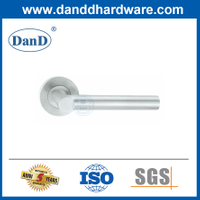 Stainless Steel Office Hotel Door Lever Handle with Round Rose-DDTH017