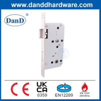 EN12209 European Security Door Bathroom Stainless Steel Mortise Lock Body-DDML012-5578