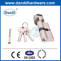 EN1303 Master Key System Door Lock 7cm One Side Key Cylinder-DDLC001-70mm-SN