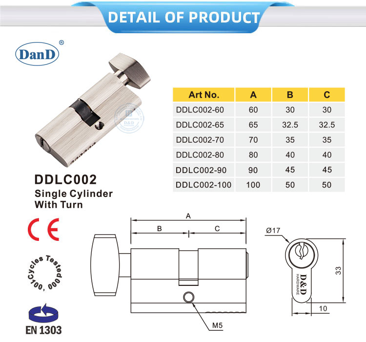 High Security Lock Cylinder