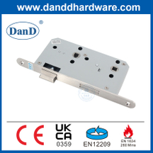 EN12209 High Security Round Head European Lock Body Bathroom Lockset-DDML012R-6078