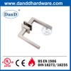 Stainless Steel 304 Square Rose External Door Handle for Bedroom Door-DDTH019