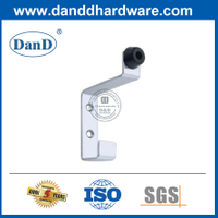 Stainless Steel Wall Door Stop with Coat Hook for Bathroom-DDDS025