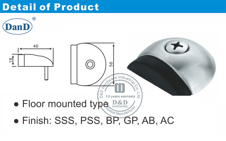 Floor Door Stop-D and D Hardware