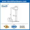 Stainless Steel Silver Best Security Door Stopper for Wood Door-DDDS018