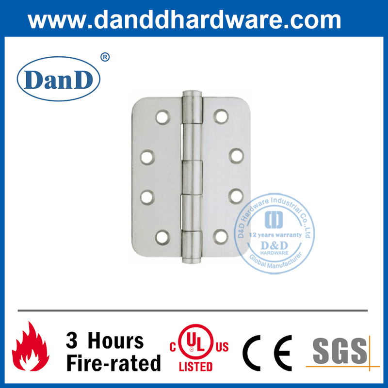 Stainless Steel 304 Round Corner Hinge for Metal Door- DDSS006
