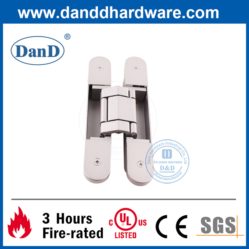 Zinc Alloy Heavy Duty 3D Concealed Door Hinge for Interior Doors-DDCH008-G80