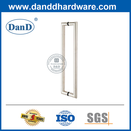 Stainless Steel 304 Mitred Pull Handle for Office Building -DDPH002