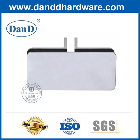 Stainless Steel Special Silver Bathroom Shower Glass Clip-DDGC007