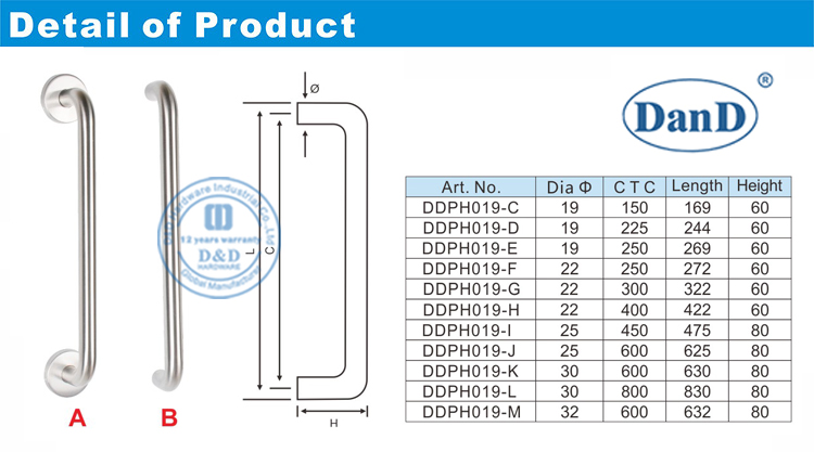 Metal Pull Handle-D&nbsp;and&nbsp;D&nbsp;Hardware
