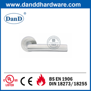 Stainless Steel 304 Modern Solid Lever Door Handle for Front Door-DDSH011