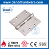 Grade 316 Silver Double Ball Bearing Fire Butt Door Hinge with UL Listed - DDSS002-FR-4.5X4.5X3