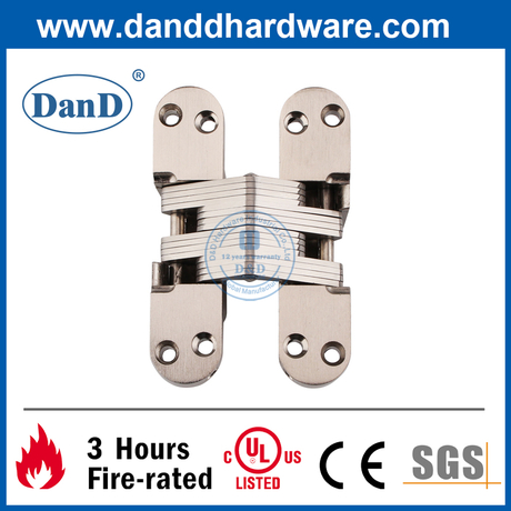 Silver Stainless Steel Hidden Door Hinge for Timber Doors-DDCH007-G50