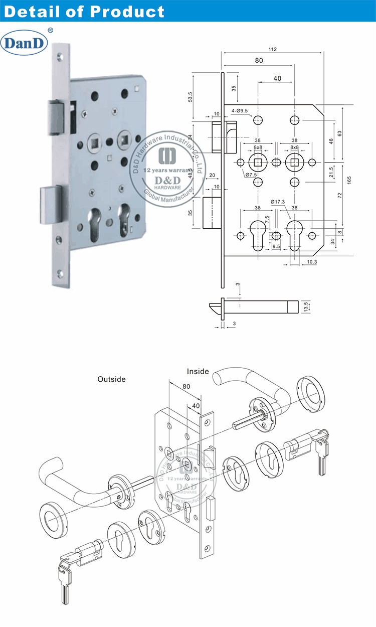 X-Ray Lock-D and D Hardware