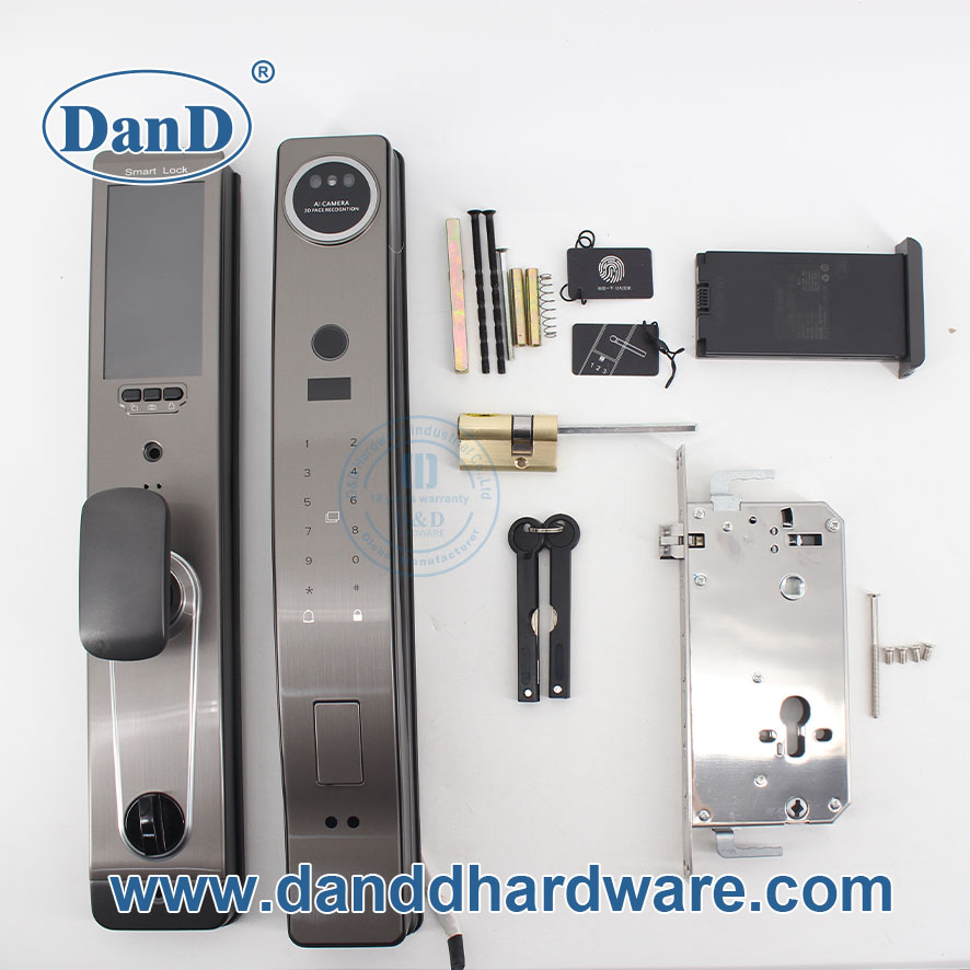 Full Automatic Security Camera Keyless Smart Door Lock with Fingerprint Unlock-DDFL072