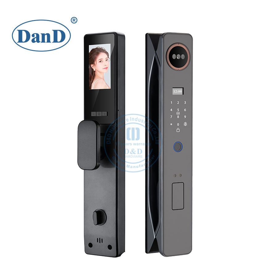 Front Door Electronic Keypad Deadbolt Keyless Digital Card Commercial Door Smart Lock-DDFL318