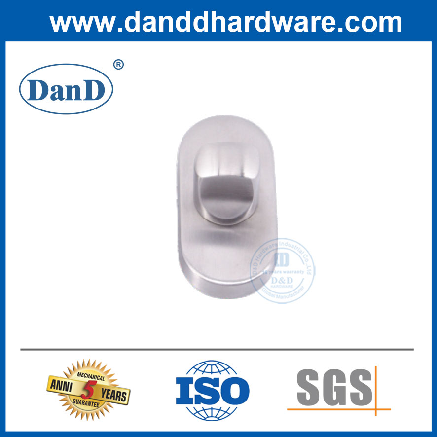 High Quality Stainless Steel Thumb Indicator Lock for Toilet Partition-DDIK010