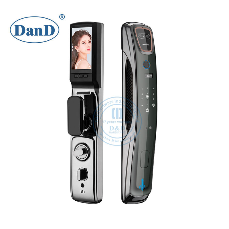 Lock Manufacturer WiFi Digital Card Camera Fingerprint Front Door Lock-DDFL308