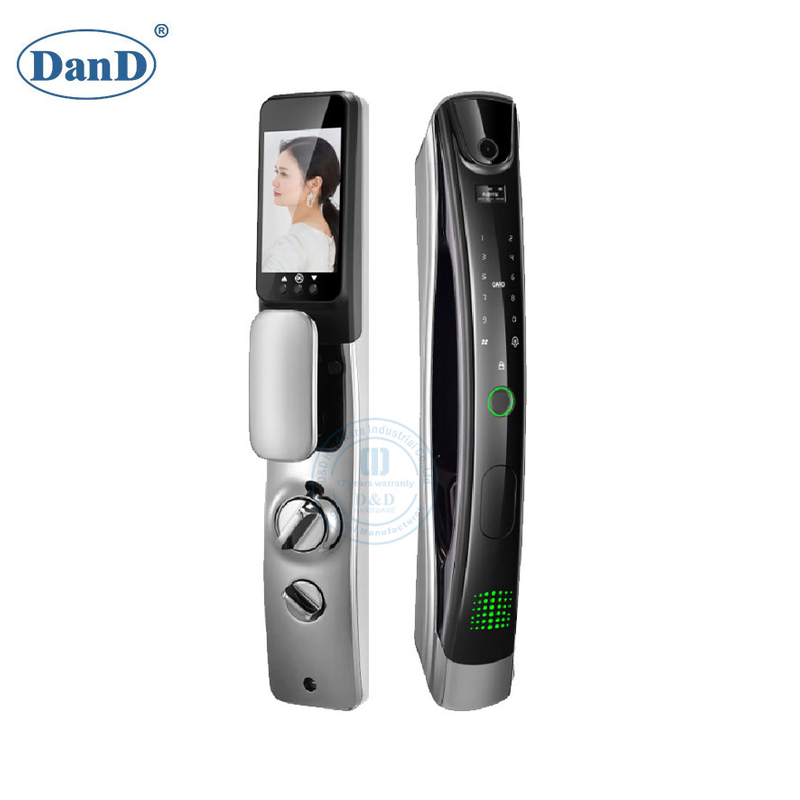 Fully Automatic Biometric Fingerprint-Eye Scanner Smart Camera Door Lock-DDFL027