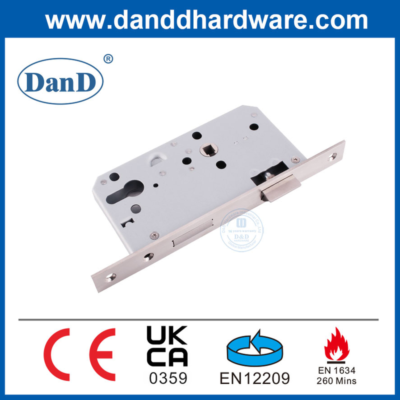 CE Security Factory Customizes Various Sizes Stainless Steel Mortise Lock Body-DDML009-6072