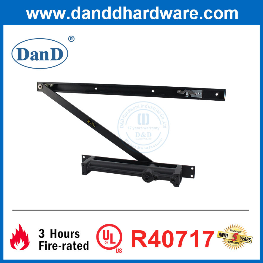 UL Light Duty Concealed Overhead Adjustable Closing Door Closer-DDDC054
