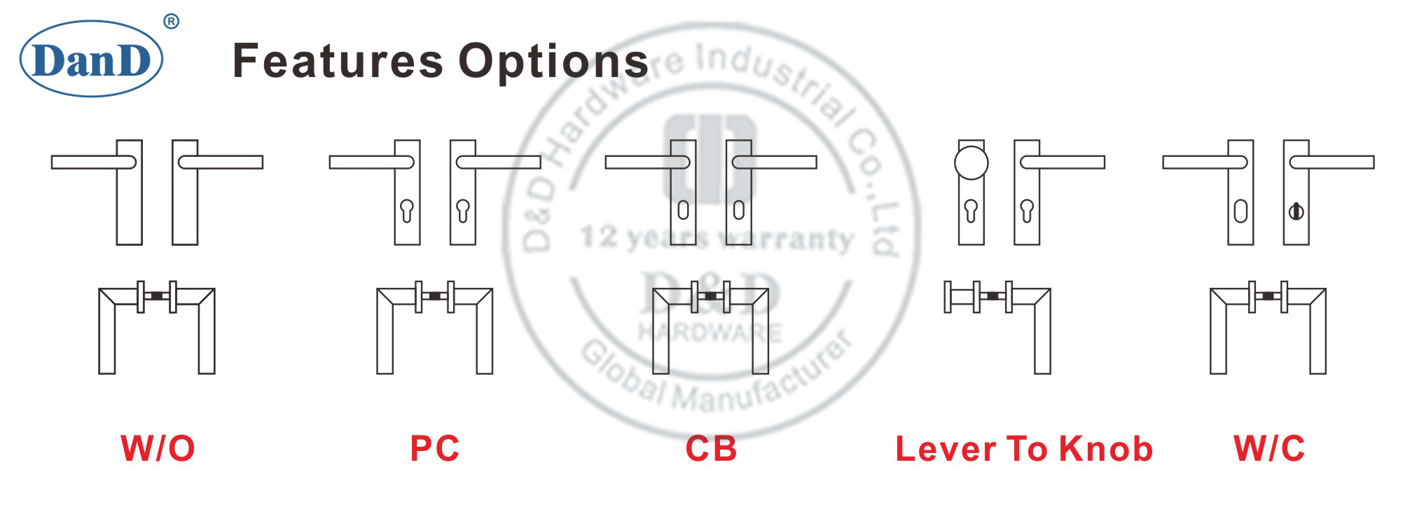 Wooden Door Handle-D and D Hardware