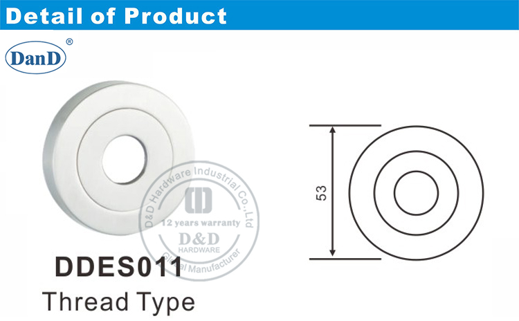 Rosette Escutcheon-D and D Hardware