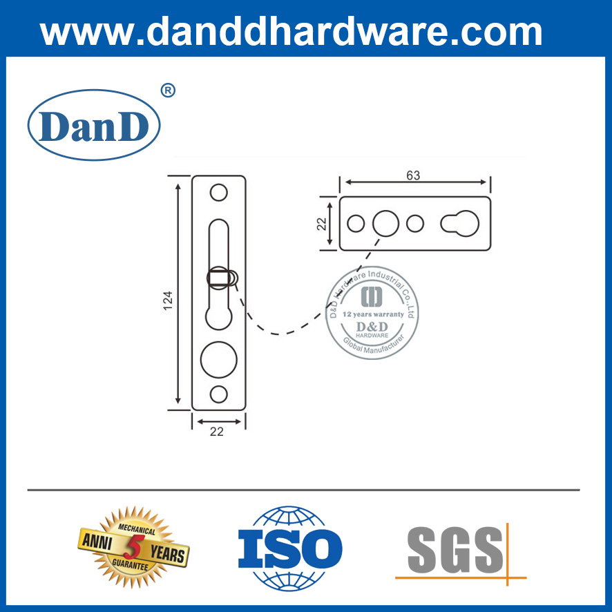 New Design Stainless Steel Chain Lock for Apartment Doors-DDDG004