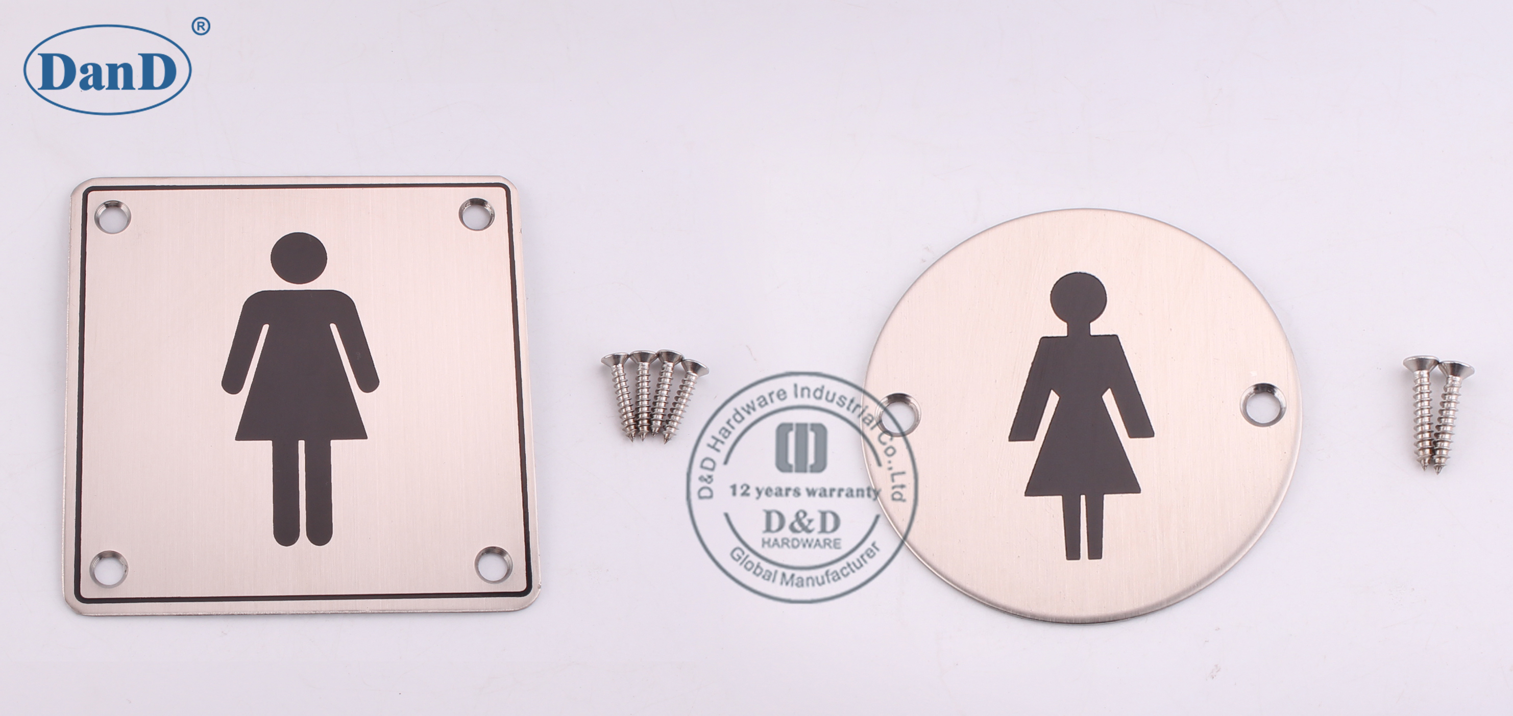 Fmale Sign Plate-D and D Hardware