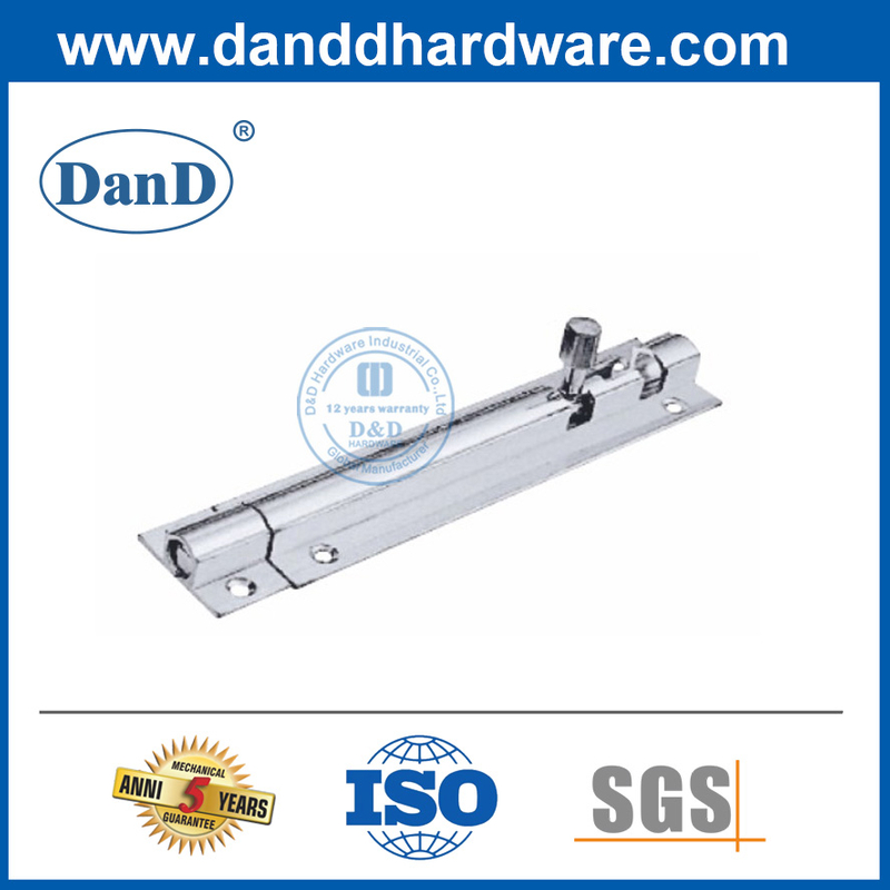 Brass Sliding Barrel Bolt for Decorative Door-DDDB016