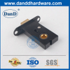 Solid Brass Black Round Forend Bathroom Deadbolt-DDML032