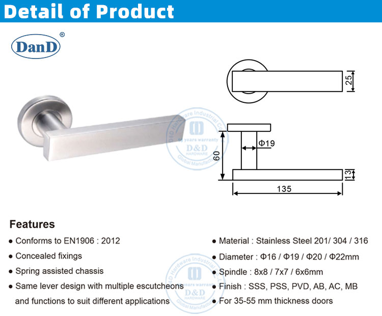 Commercial Door Handle