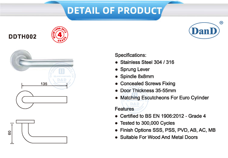 Security Door Handle