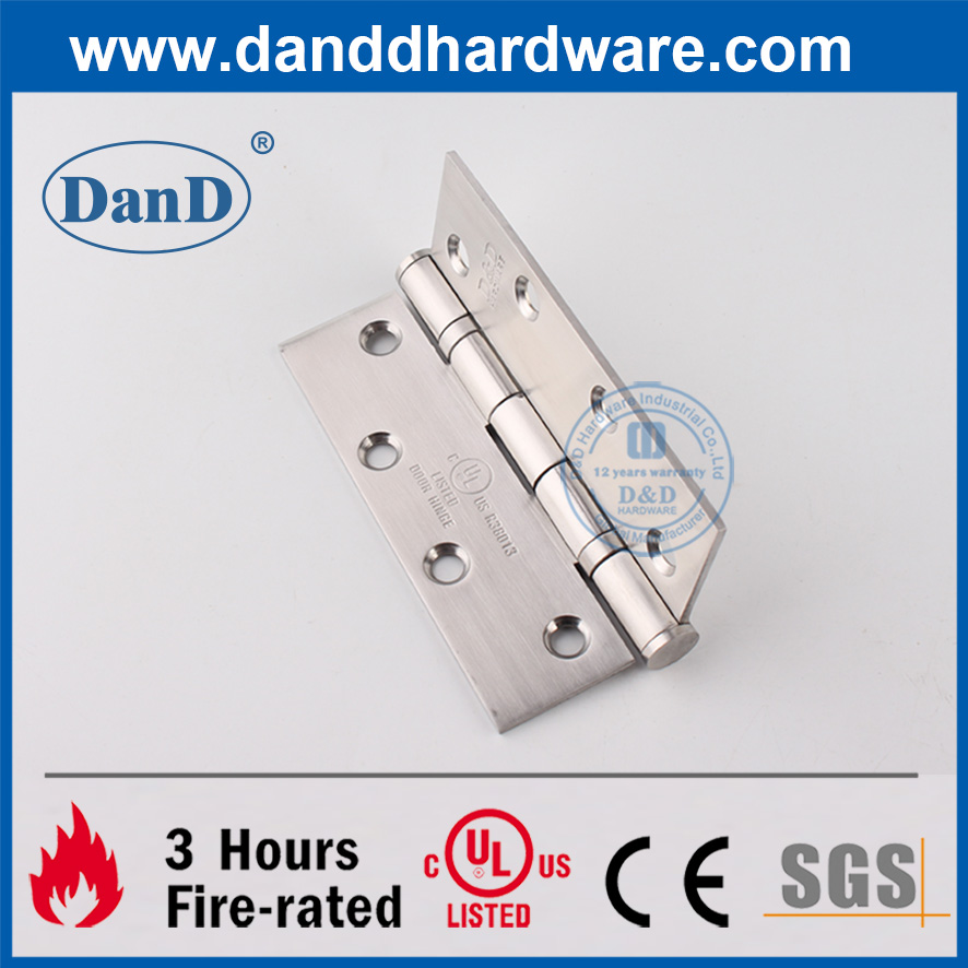 UL Listed AISI 304 Different Types Fireproof Outside Door Hinge-DDSS005-FR-5x3.5x3.0