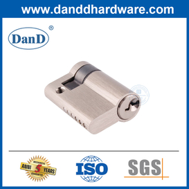 Euro Hot Sale Products Half Cylinder Door Lock Single Open Key Lock Cylinder-DDLC010
