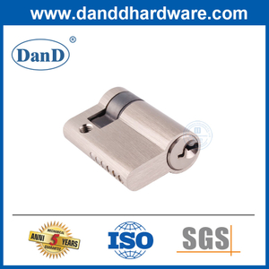 Euro Hot Sale Products Half Cylinder Door Lock Single Open Key Lock Cylinder-DDLC010