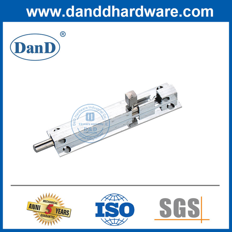 Polished Chrome Brass Tower Bolts 4 Inch Barrel Type-DDDB016