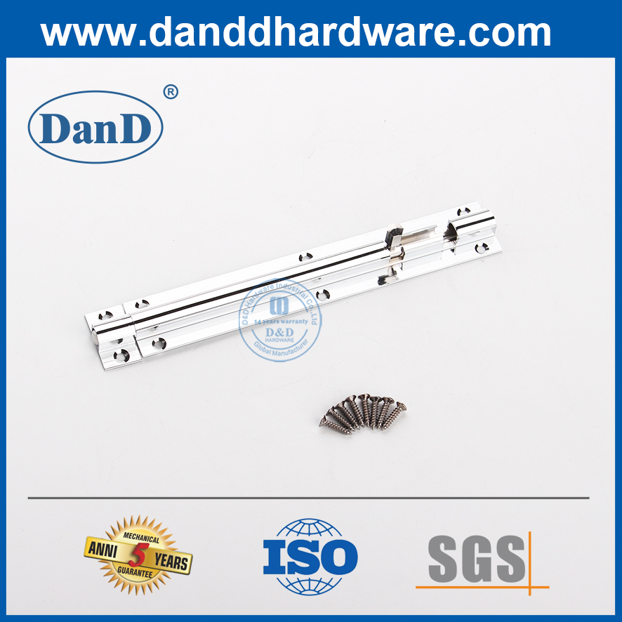 Security Brass Material Chrome Tower Bolt 6 Inch Manufacturer-DDDB016