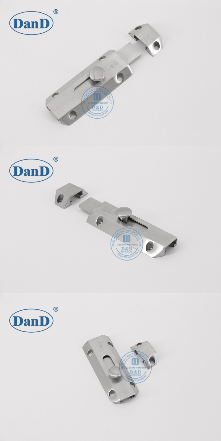 tower bolt standard sizes