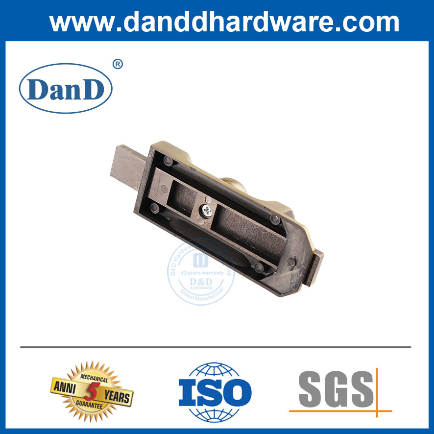 Barrel Type Antique Brass Zinc Alloy Door Surface Bolt Hardware-DDDB025