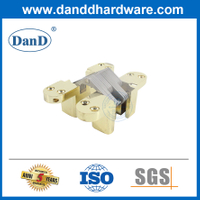 180 Degree Stainless Steel Polished Golden Hidden Invisible Door Hinge-DDCH007