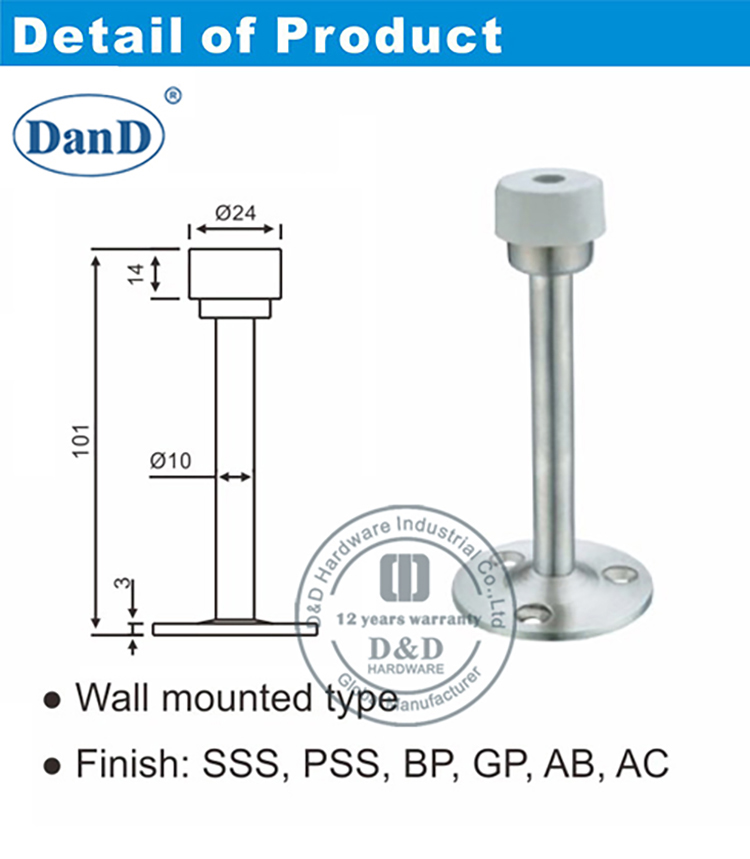 Commercial Door Stops-D and D Hardware