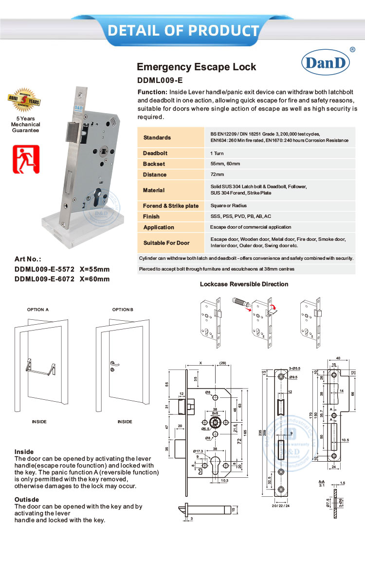 Emergency Escape Lock
